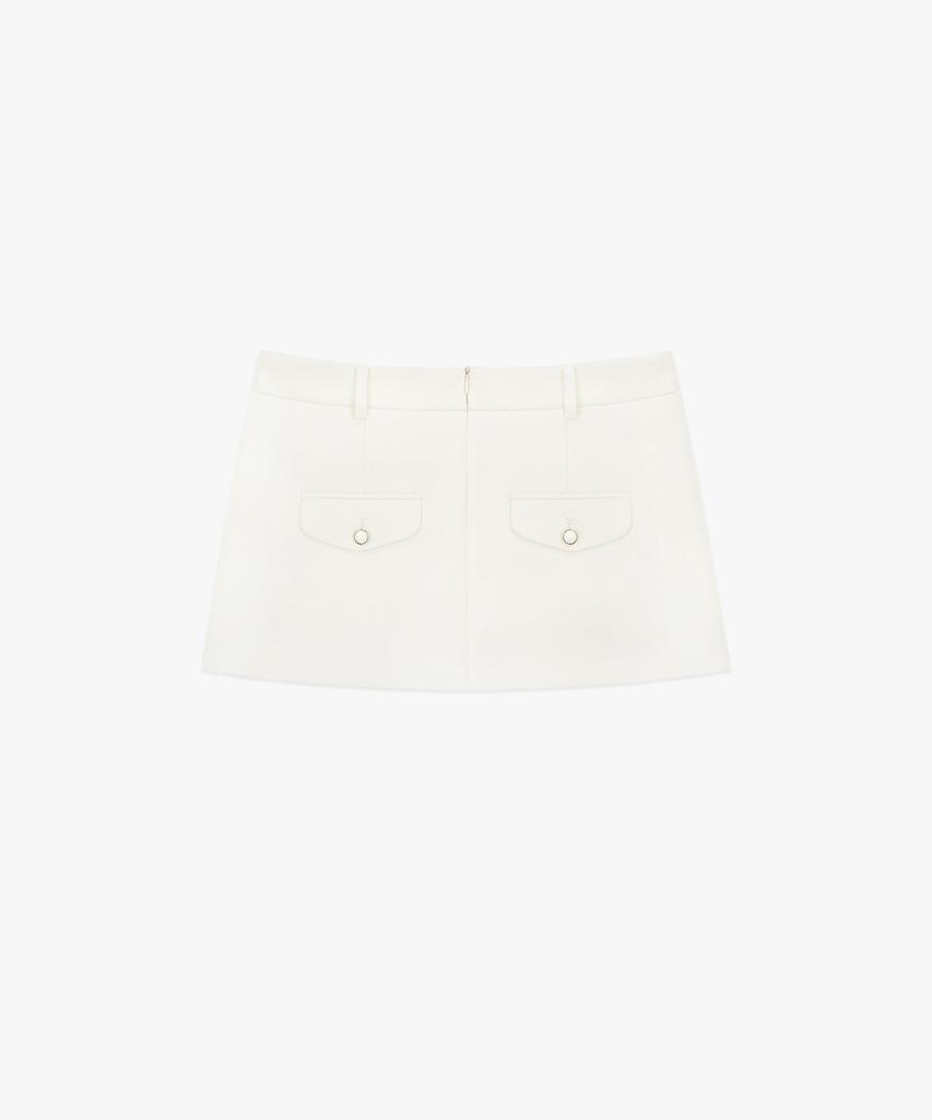 Grove 23Ss Aube Skirt_Ivory