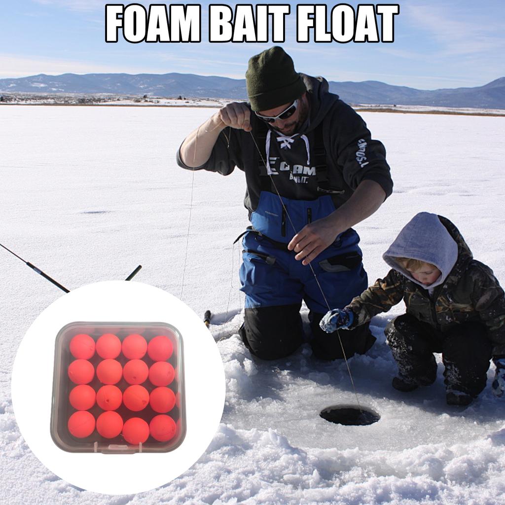 16Pcs Fishing Float Round Fly Fishing Bobber Float Beads Fishing Bobber Fishing Float Bobbers Strikes Indicators Set
