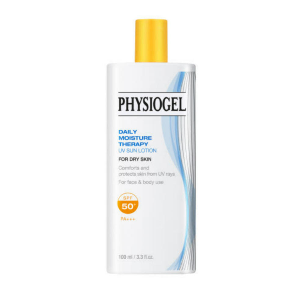 PHYSIOGEL Daily Moisture Therapy UV Family Sun Lotion SPF50+ PA+++ Hydrating Sensitive Skin Sunscreen 100ml