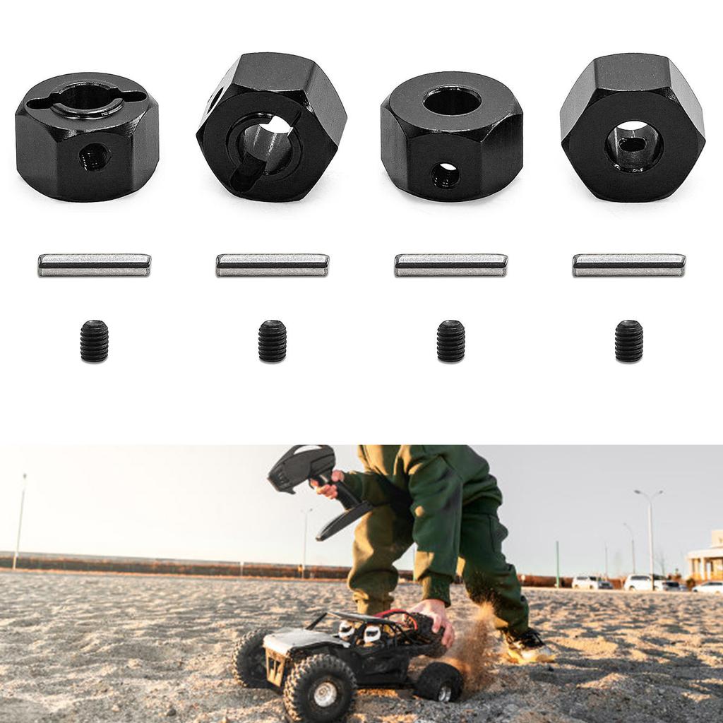 High Quality Aluminum Alloy 12mm Hex Couplers for Enhanced Control and Stability for Remote Control Cars