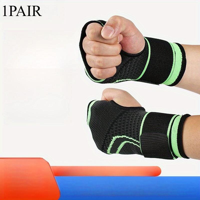 1PAIR Sports Strap Palm Guard Outdoor Sports Weightlifting Fitness Wrap Wrist Elastic Pressurized Strap Palm Guard