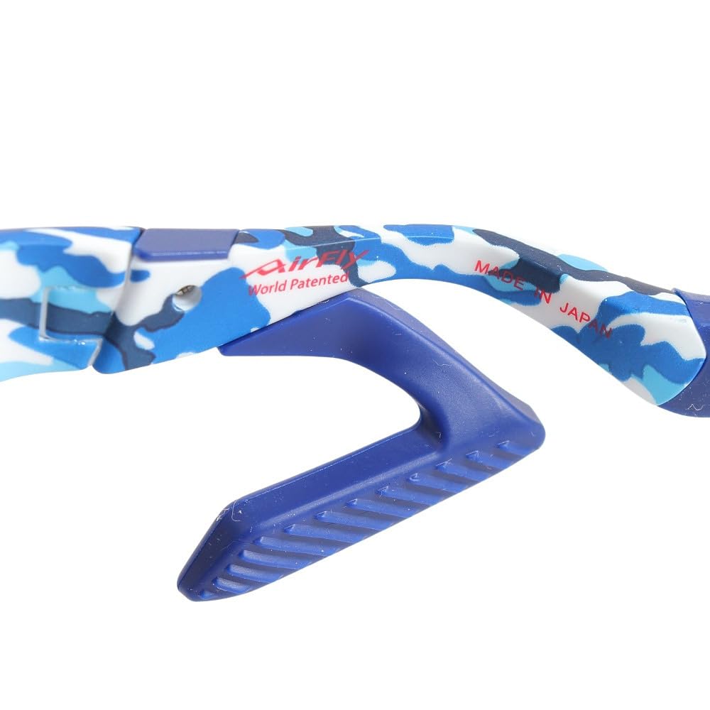 AirFly Sunglasses Blue Camouflage Mirror Free Size AF-301 C-4