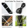 100Pcs plastic clamping collar rilsan Cable ties clamp greenhouse plastic clamps self-tightening plastic necklace belts