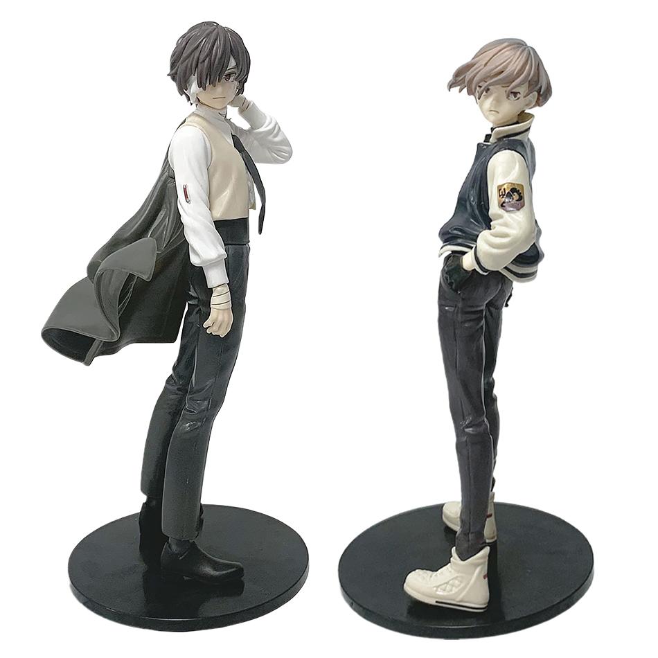 Bungou Stray Dogs Anime Figur Jugend Dazai Osamu Actionfigur Nakahara Chuuya Figur PVC Sammlermodell Puppe Spielzeug