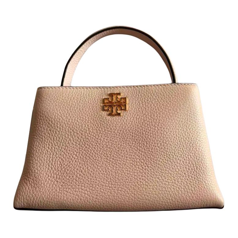 

Tory Burch Britten Mini Leather Tote Bag Women Handbags Light-Pink 160641-651 Basic Set (Bag+Dust Bag)