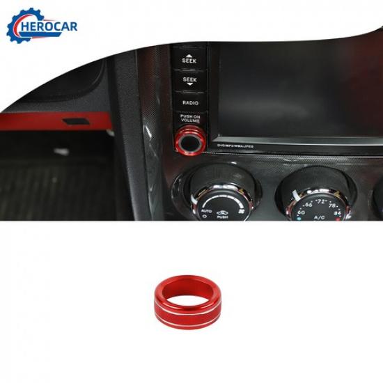 Center Console GPS Navigation Switch Knob Cover Ring for Dodge Challenger 09-14