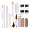 Complete Leather Craft Tool Set Leather Craft Hand Stitching Tools Leather Working Tool for Leather Working Project