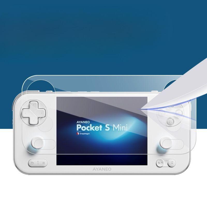 For AYANEO Pocket S Mini Clear HD Tempered Glass Screen Protector for AYANEO PocketS SMini Full Coverage Protective Film
