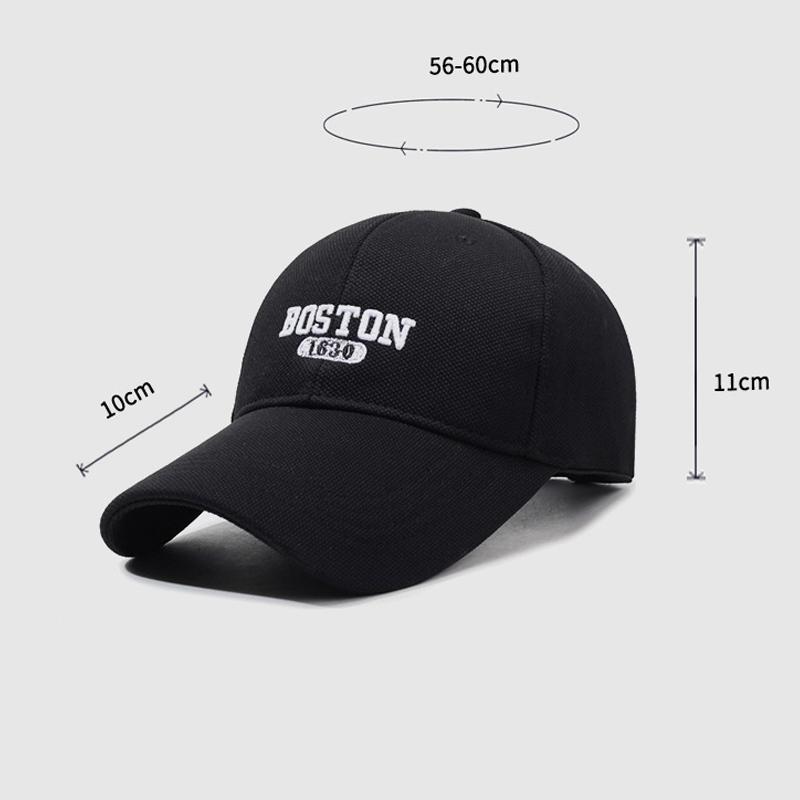 Czapka haftowana Czapka męska wiosenna jesienna czapka outdoorowa czapka baseballowa czapka z długim daszkiem