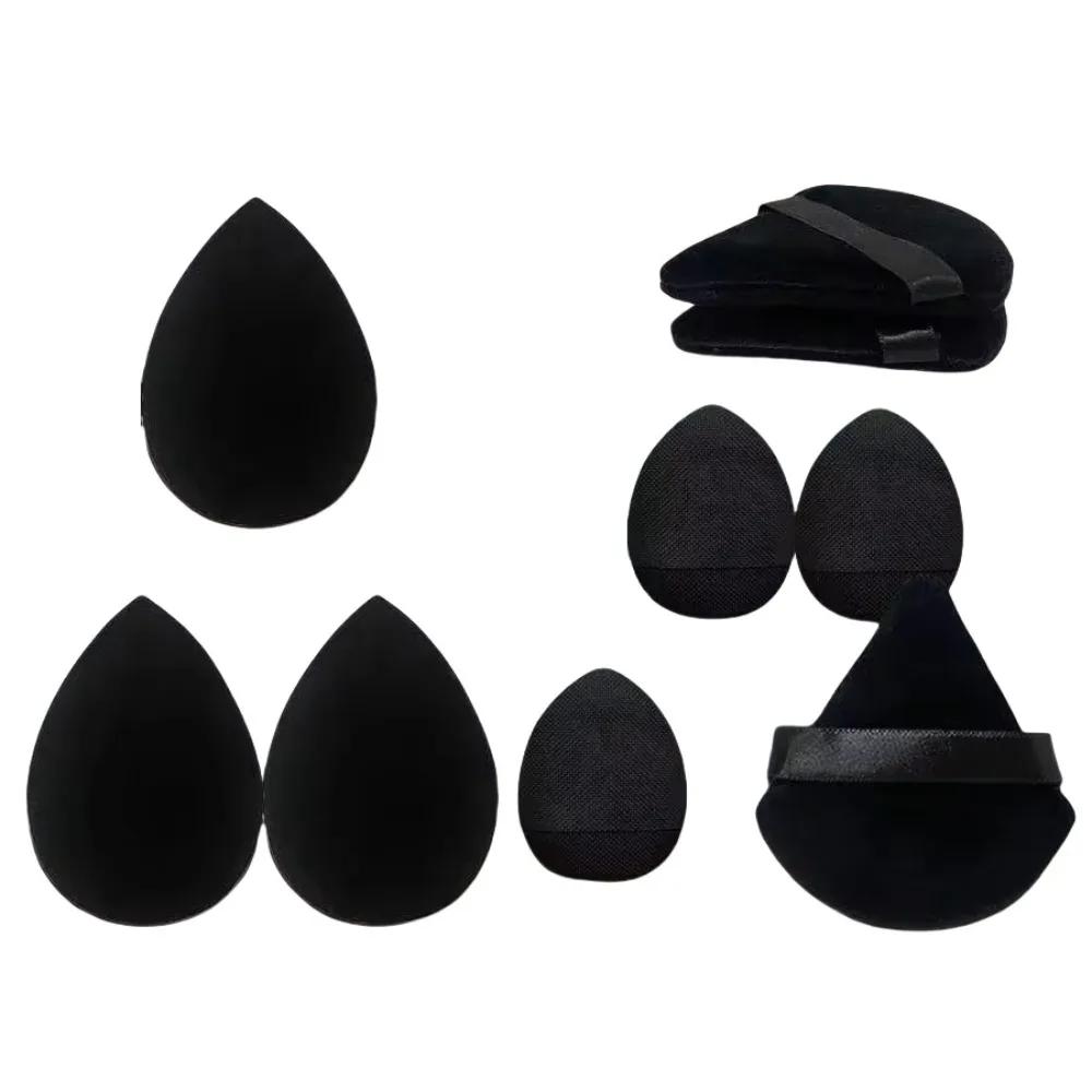 9Pcs Makeup Sponge Set Dual Use Contour Highlight Sponge for Liquid Cream Powder All Skin Types Cosmetic Accessories