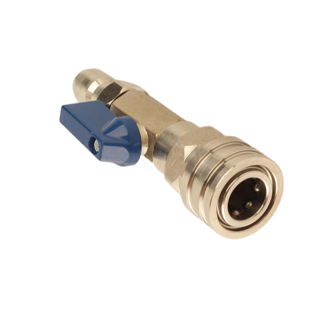 High Pressure Washer Stainless Steel   Valve 4500PSI 3/8 Inch Quick Connect Power Washer Hose Valve Patio Car Washing