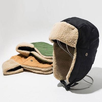 Cappello invernale casual con paraorecchie e fibbia per protezione dal freddo quotidiano