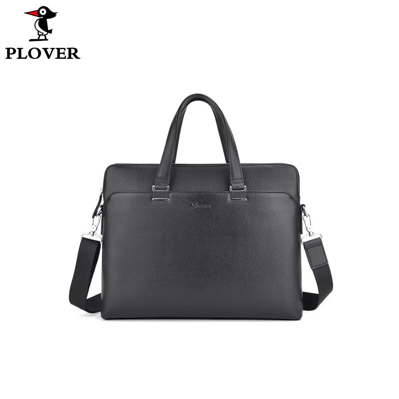 Мужской кожаный деловой портфель PLOVER 15.6 inch