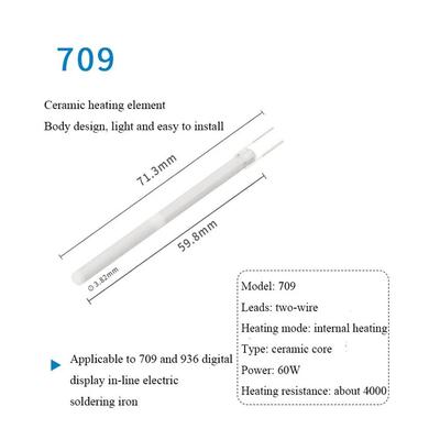 936 937 203H205H150W Schweißgerät Heizwerkzeug Lötkolben 4-Draht-Adapter Keramik-Heizkern Heizelement