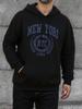 New York Nyc 1985 City Graphic Print Men Hoodie Fleece Oversize Hoodies Casual Warm Pullover Autumn Street Fashion Male Clothing