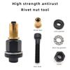 1pcs Hand Rivet Nut Gun Head Nuts Adapter Tool Riveter Tool Accessory For Nuts M3 M4 M5 M6 M8 M10 M12