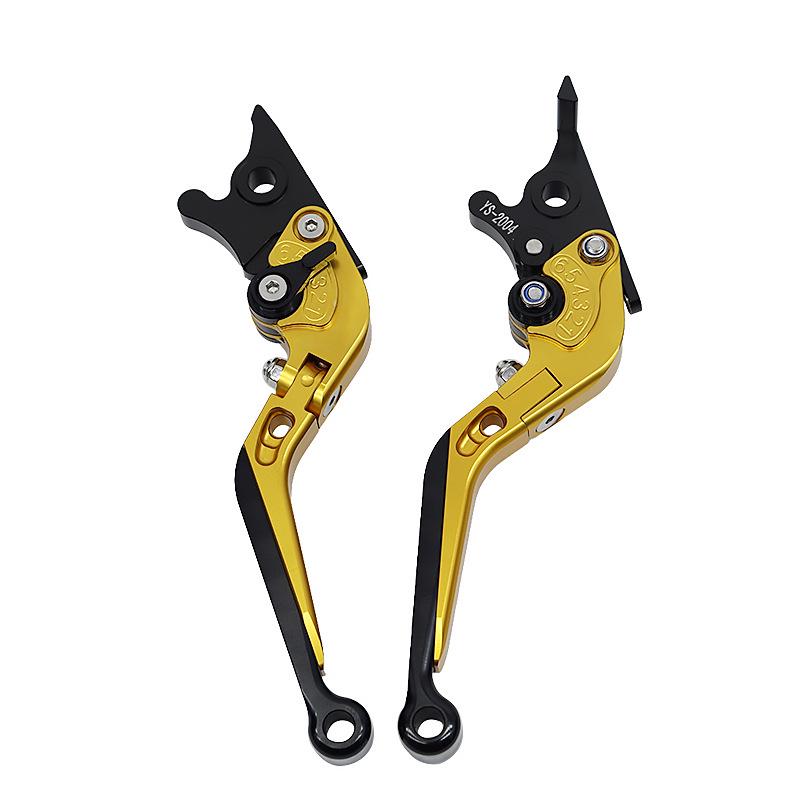 SH-N2006-9 Electric Vehicle Adjustable Dual Disc Brake Lever with Horn for Motorcycle Modification
