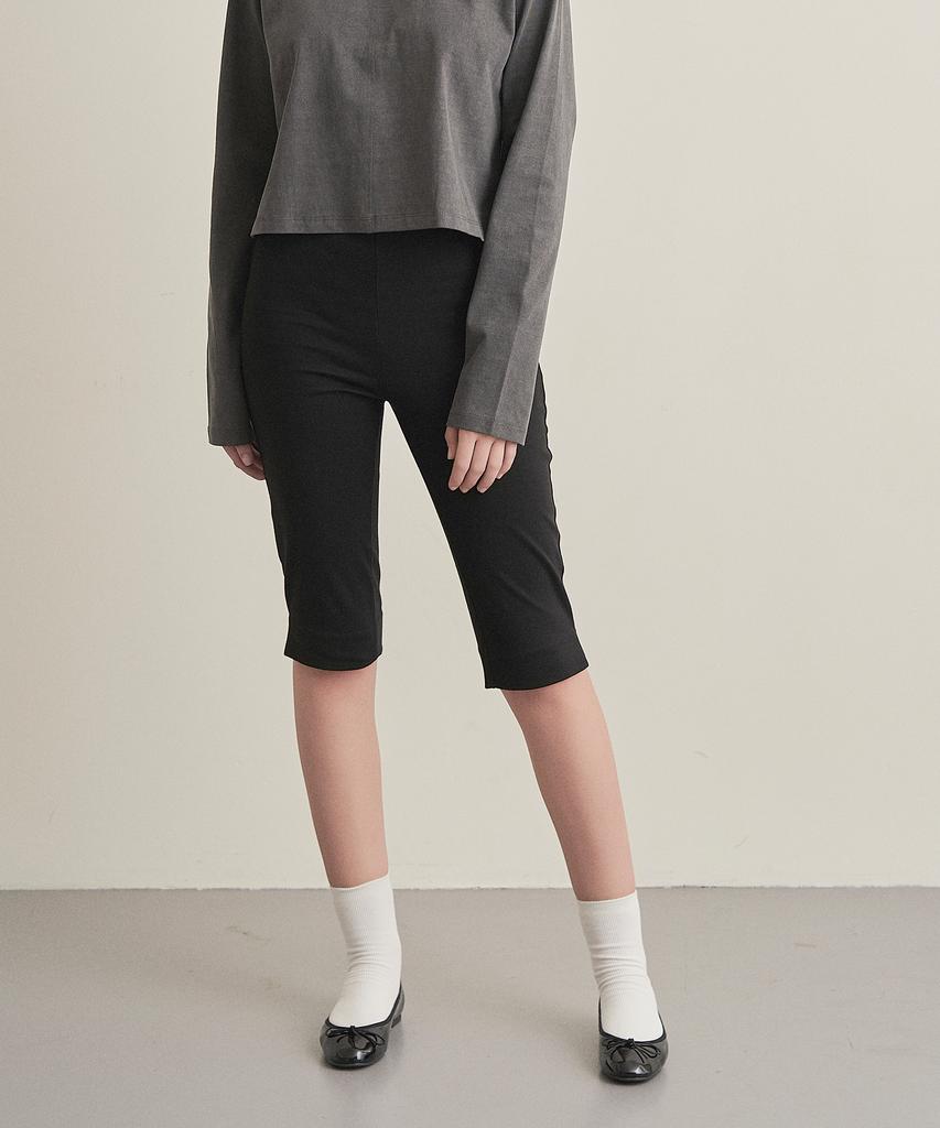 Iteoneolmomeonteu Signature Biker Pants _ Black