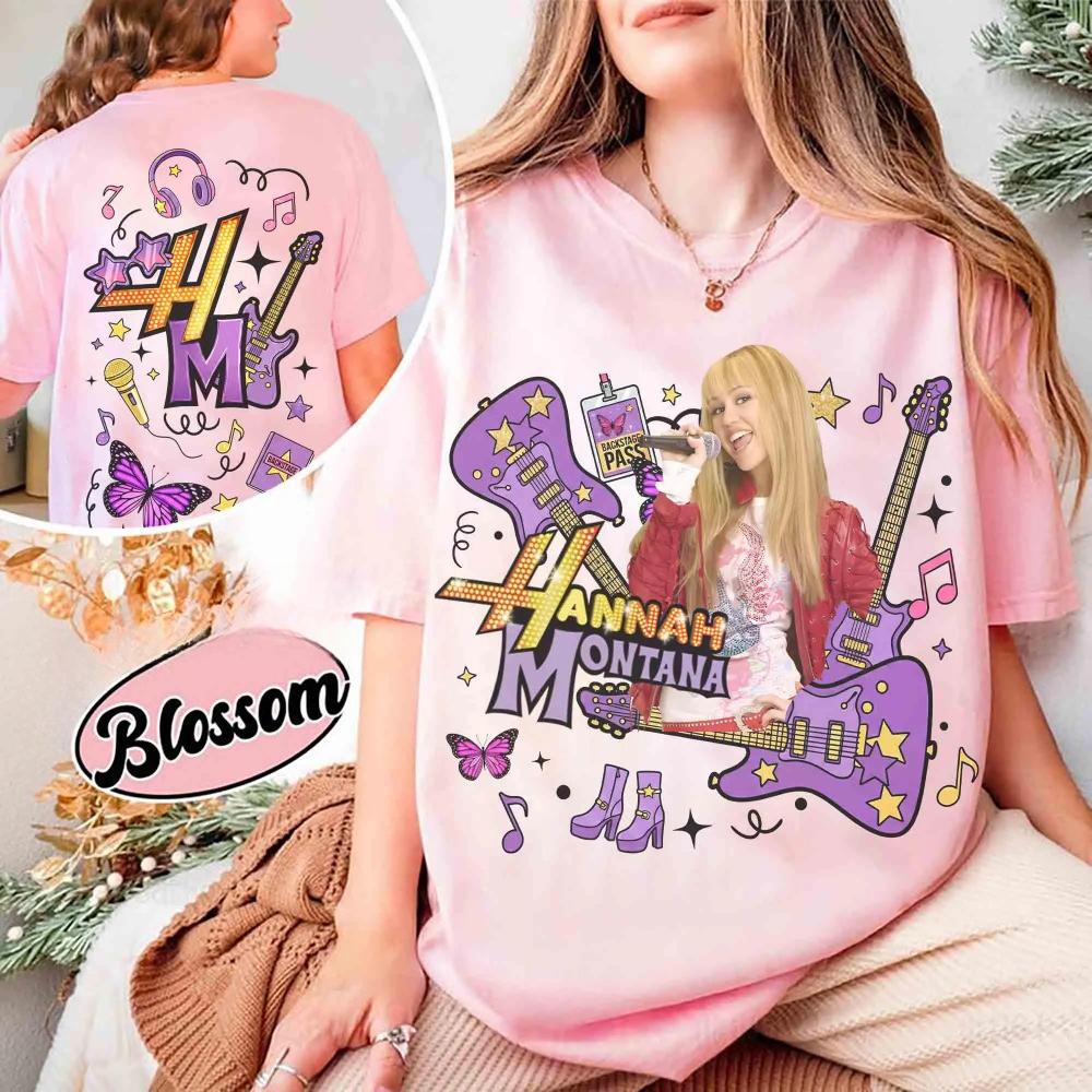 2026 Nové tričko Hannah Montana Pánské a dámské Čistá bavlna Letní oblečení Módní ležérní tričko s krátkým rukávem Streetwear Unisex