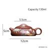 Chinese Yixing Purple Clay Teapot Tradition Household Tea Pot Handmade Flower Bird Beauty Kettle Raw Ore Zisha Tea Set 130ml