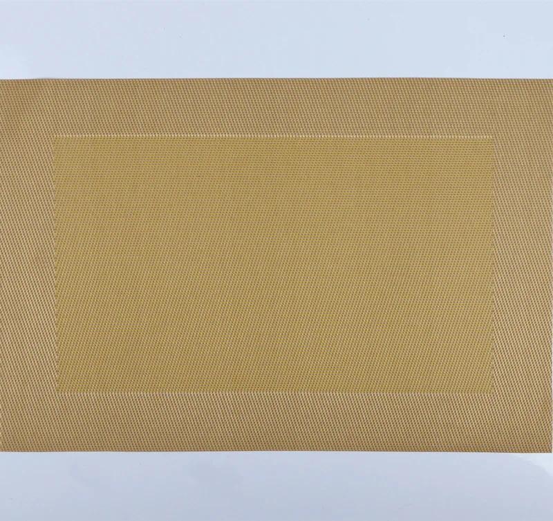 4/6/8/10Pcs Table Placemats PVC Non-slip Placemat For Dining Table Weave Mats Cup Coaster Kitchen Accessories Home Decor