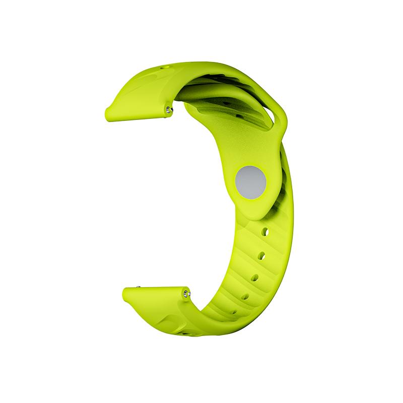 Lightweight Flexible Watch Band FKM Rubber Material Soft Touch Feeling Comfortable Wear All Day Long for Samsung Galaxy Watch