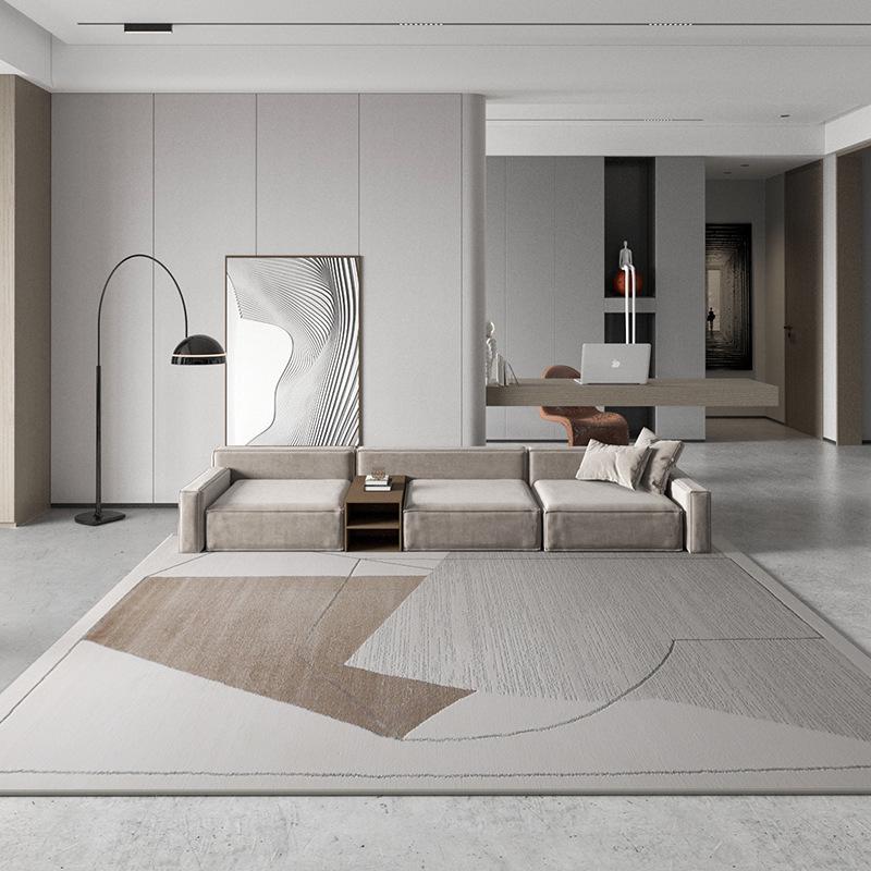 Modern Minimalist Abstract Light Luxury Rug for Living Room, Study, or Bedroom