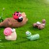 Figurines Miniatures Cute Cartoon Caterpillar Snail Insect Micro Landscape Ornaments For Home Decorations DIY Gardening Decor