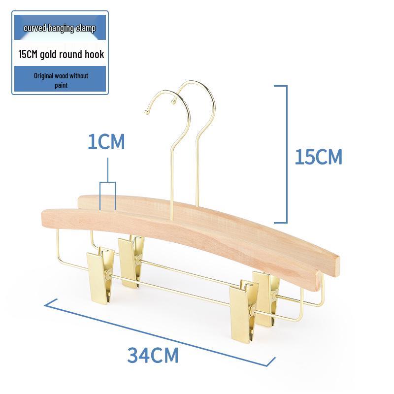 Damen Rutschfester Holzmantelständer Kleiderbügel für Bekleidungsgeschäfte