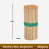 Premium Bamboo Skewers for Home and Barbecue: Ideal for Fried Skewers, Oden, and Chuan Chuan Xiang