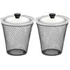 VOFUN-Worm Composter With Lid Metal Mesh In-Ground Bin Nutrient Supply Kitchen Scraps Garden Waste Harvesting