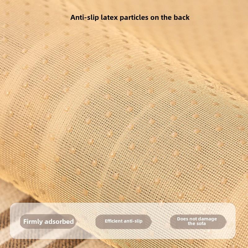 Strukturierter Chenille Sofakissenbezug, Ganzjahres-Universal-Rutschfester Sofabezug