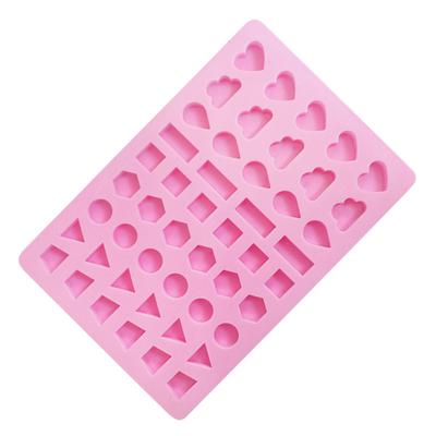 Silikonowa geometryczna forma do pieczenia elastyczna zamienna nieprzywierająca 49 kratek domowa czekolada cukierki słodkie formy narzędzia akcesoria