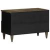 Szafka Rtv Jasnoszara 70X33,5X46 Cm Drewno Lite Mango