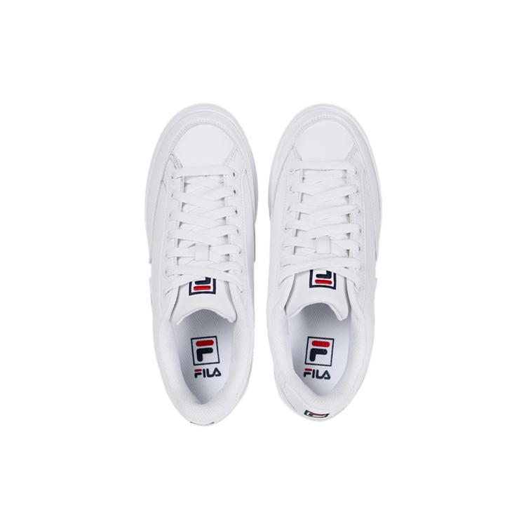 FILA Funkytennis Lightweight Low top Skateboard Shoes Unisex White Korean Style (Unisex) Skate Shoes 1TM00622 100