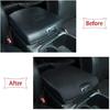 Black Center Console Cover Armrest Pad For 2010-2017 Dodge RAM 1500 2500 3500