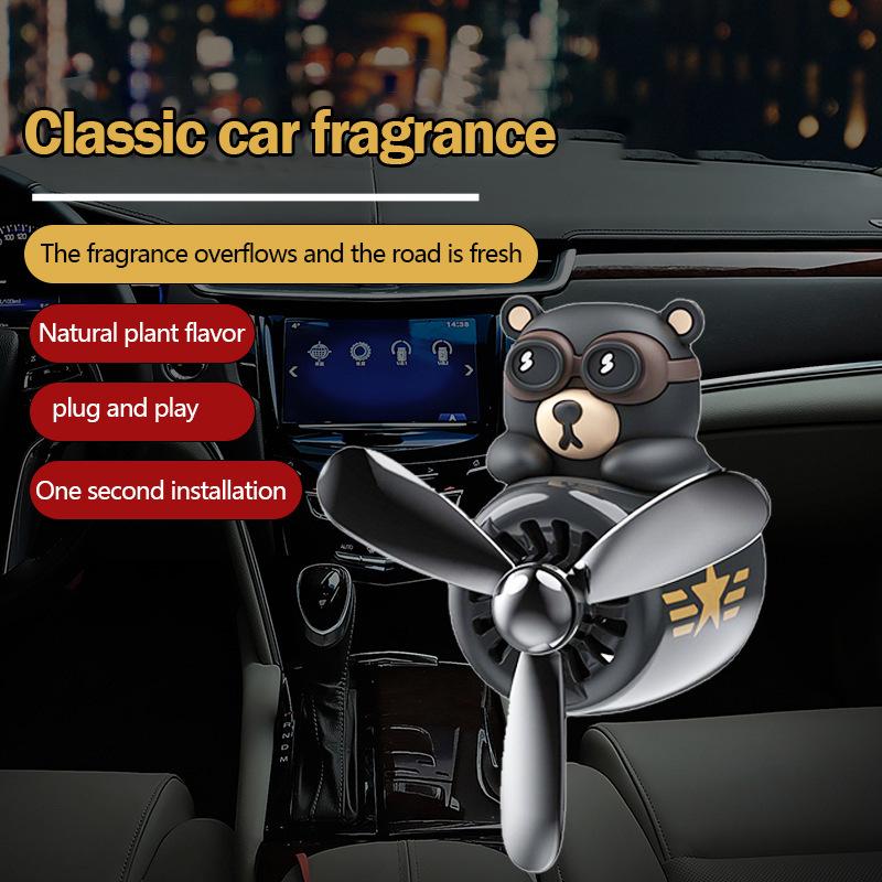 

Автомобильный освежитель воздуха в стиле пилота, милый аниме-ароматизатор воздуха, кондиционер, вентиляционное отверстие, парфюмерный декор, диффузор с персонажем мультфильма, переменного тока