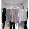 Summer Knitted Sunscreen Women Blouse Hollow Out See Through Pullover Sweater Bat Sleeve Shawl Top Loose Casual Simple Covers Up Irregular Long Shirt