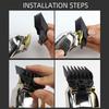 8 Sizes Professional Cutting Guide Comb Set Limit Comb Set Replacement for Wahl Electric Hair Trimmer Shaver