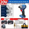 Dongcheng 20V Cordless Brushless Impact Driver Drill CN Plug (adapter Included)