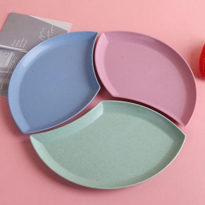 Creative Petal-Shaped Home Fruit with Sauce Compartment for Snacks