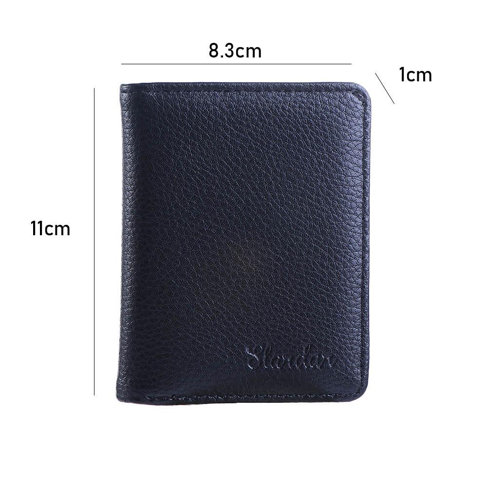 Bag PU Leather Credit Card Bag Multi-slot ID Card Cover Business Card Holder Coin Purse Men Wallet