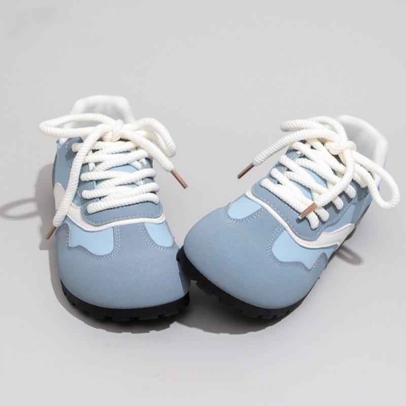 Women's Shoes Autumn New Casual Shoes College Style Wide Toe Soft Comfortable Flat Shoes Outdoor Casual Sports Shoes