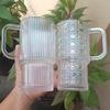 Large Capacity Glass Mugs with Handle