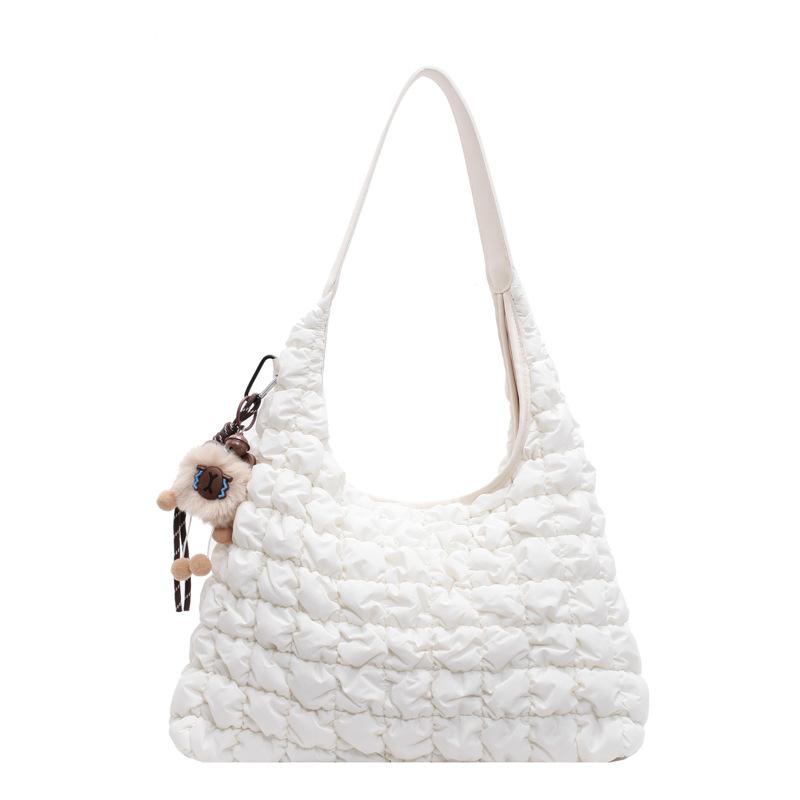 

Женская плиссированная сумка-облако, новая легкая сумка-пузырь, большая вместимость, повседневная сумка через плечо в иностранном стиле