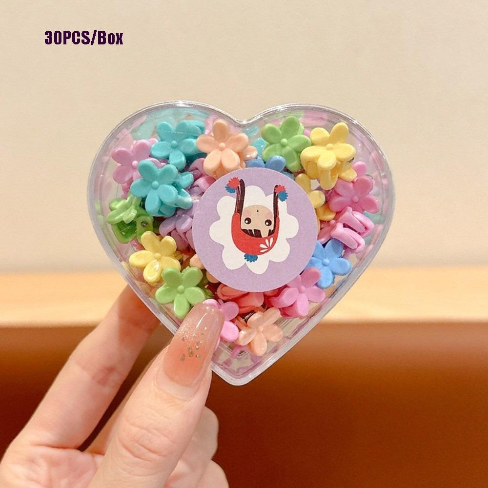 

Cute Candy Color Mini Flower Hair Claws Plum Blossom Shape Sweet Hair Clips Anti Slip Headdress Hairpins Princess Hair Accessory
