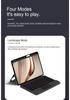 Colorful Luminous Bluetooth Keyboard Case for Huawei MatePad Mini 8.8-inch
