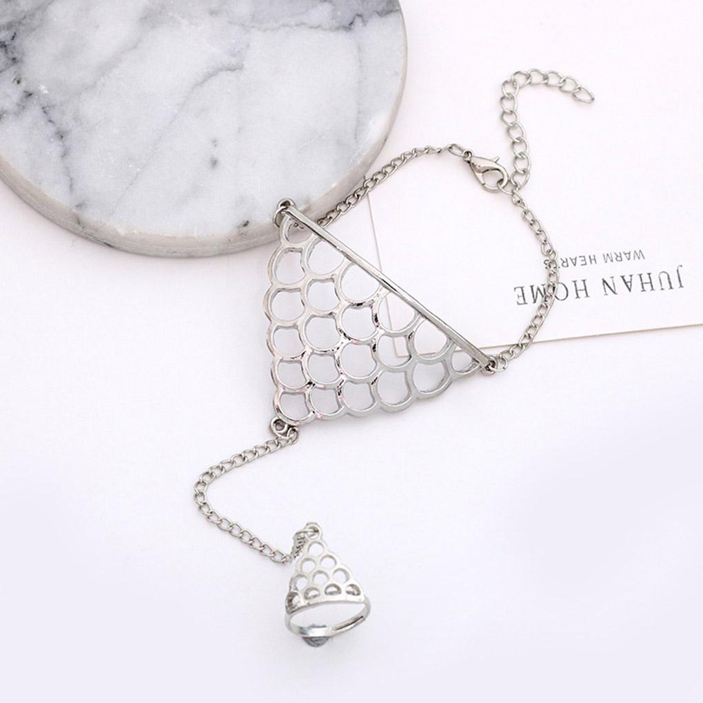 Alloy Bracelet Adjustable Hand Harness Bracelet Chain Women Girl Hand Jewelry