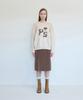 PISCESS Hairy Jacquard Sweater_Ivory