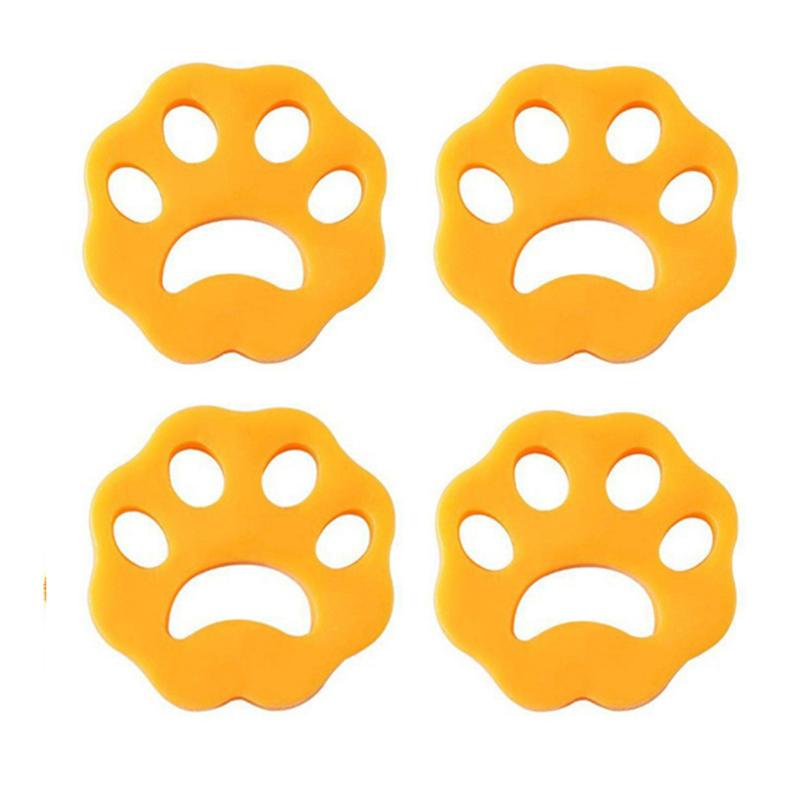 

4 шт./набор удаляет ворс с одежды сушилка для ворса для собак и кошек аксессуары для стирки многоразовая стиральная машина ловушка для шерсти домашних животных средство для удаления ловушек оранжевый